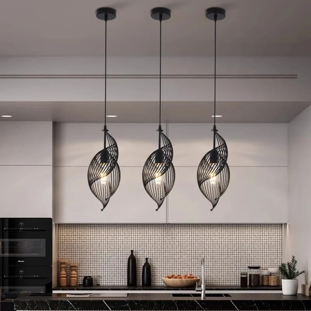 Spiral pendant light 