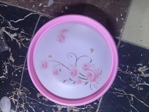 Pink ceiling light 