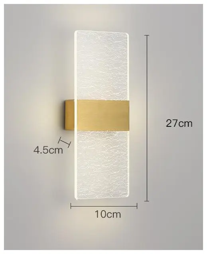Led panel wall light