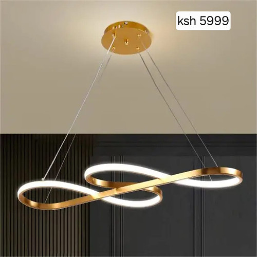 Modern winding chandelier 
