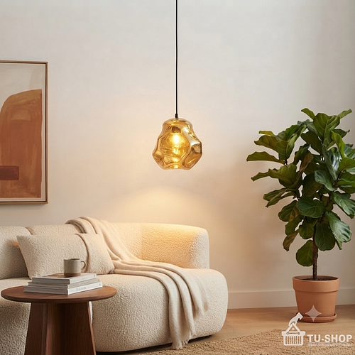 Marble pendant light 