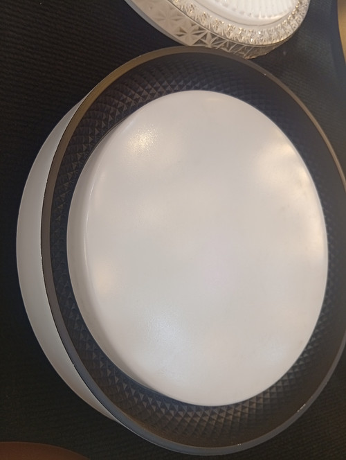 Led ceiling light white+black 