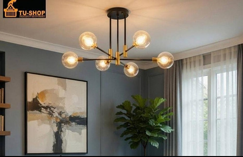 Modern glass ball chandelier light 