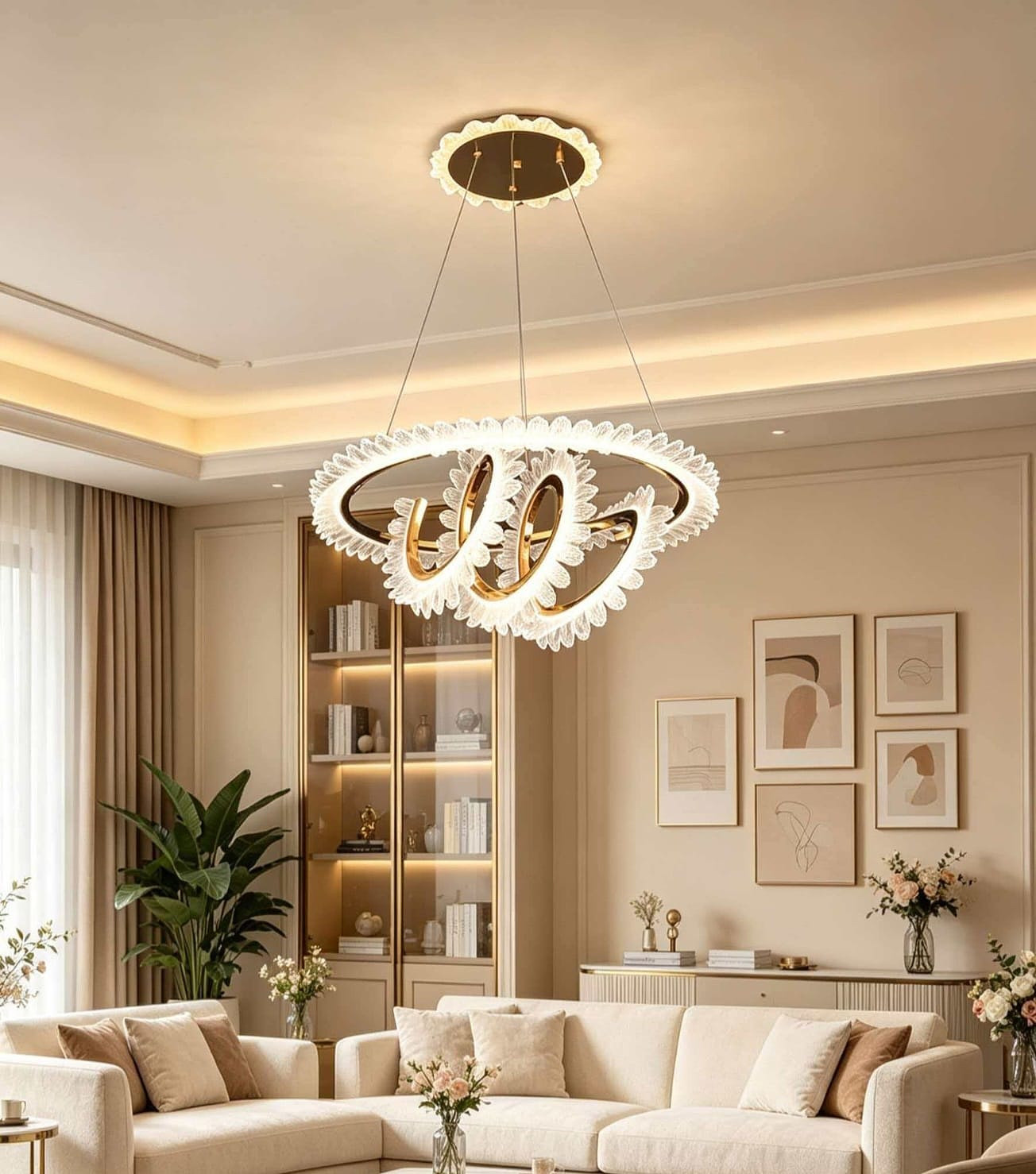 Led modern chandelier light 
