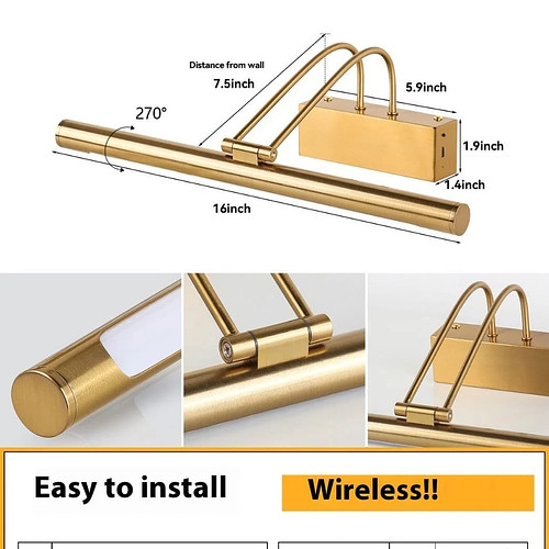 Modern led mirror lights 