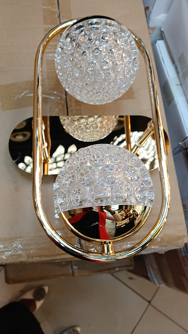 Modern double ball wall bracket 