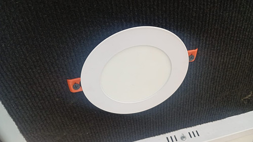 12w recess panel light white circle 