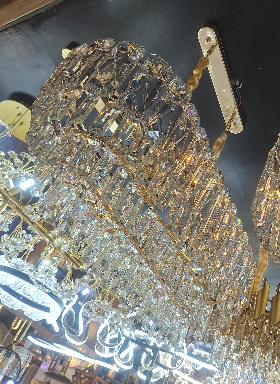 Modern crystal chandelier 800mm