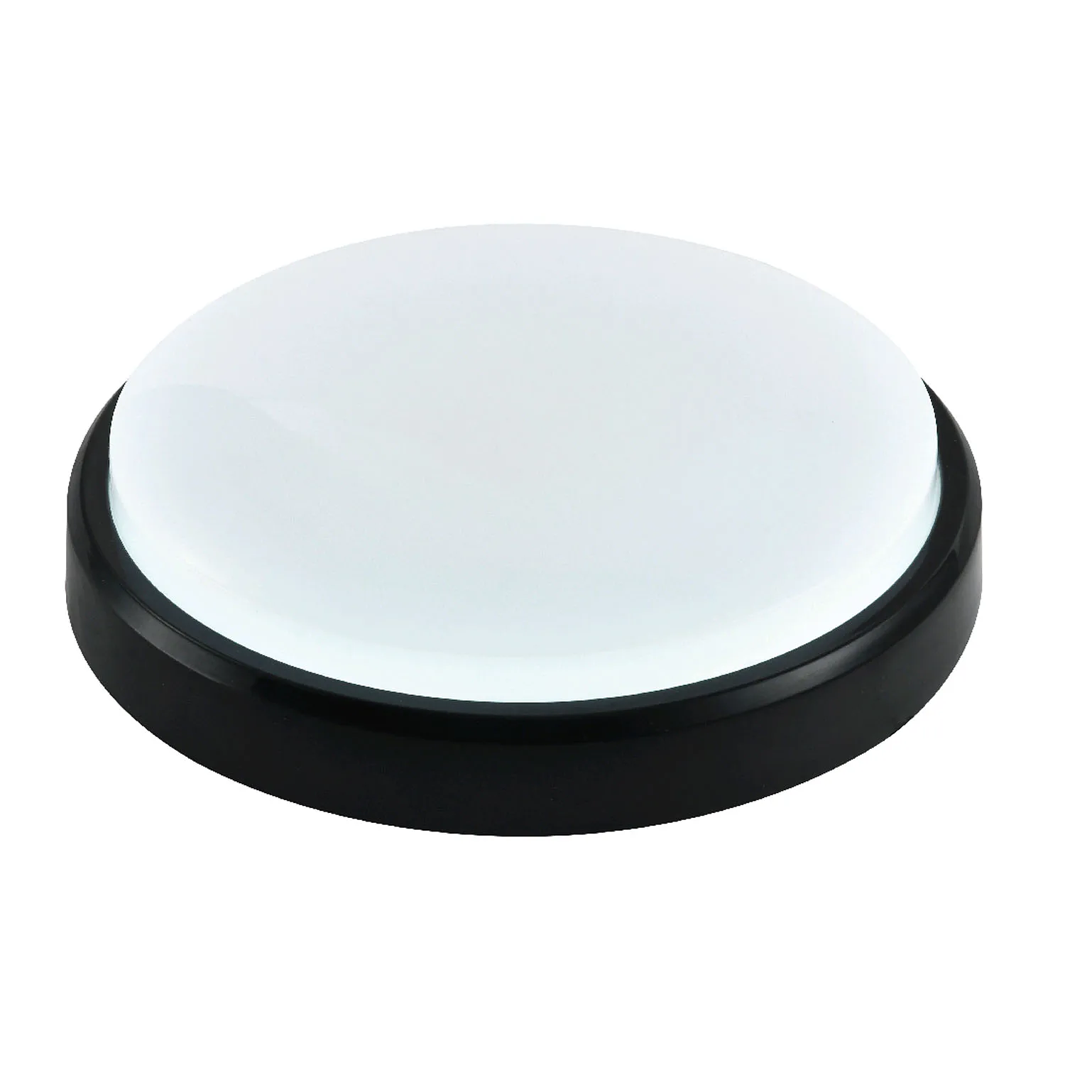 Round bulkhead black 24w