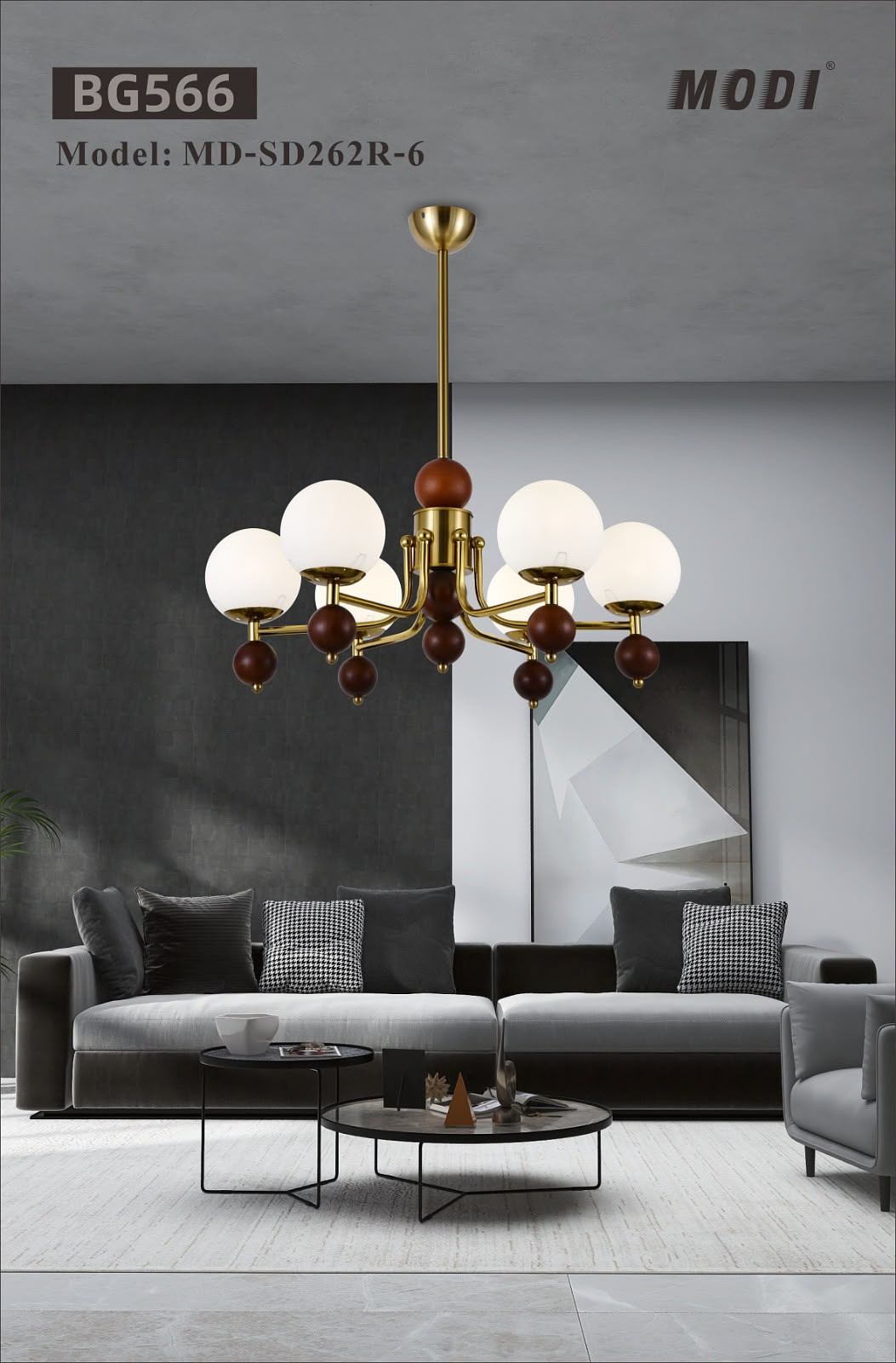 Nordic chandelier light 