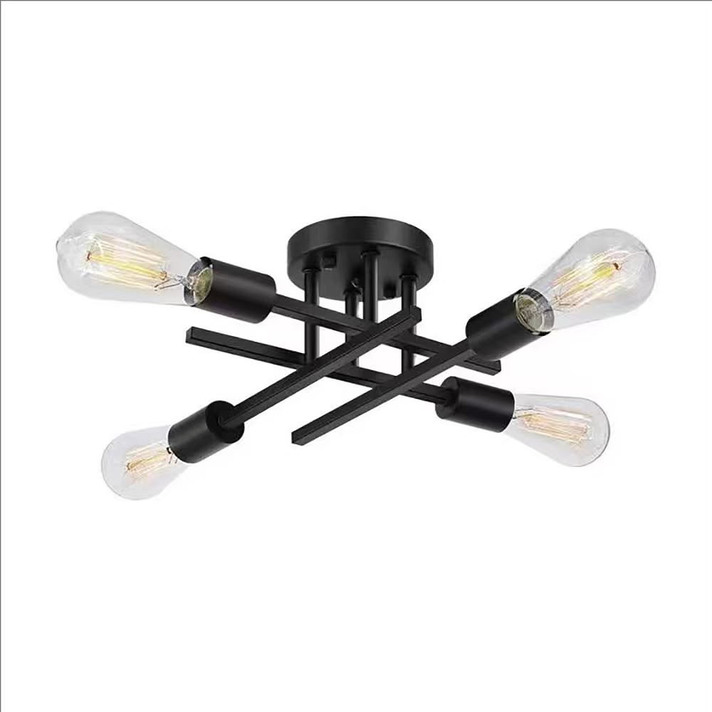 4 arm Sputnik chandelier 