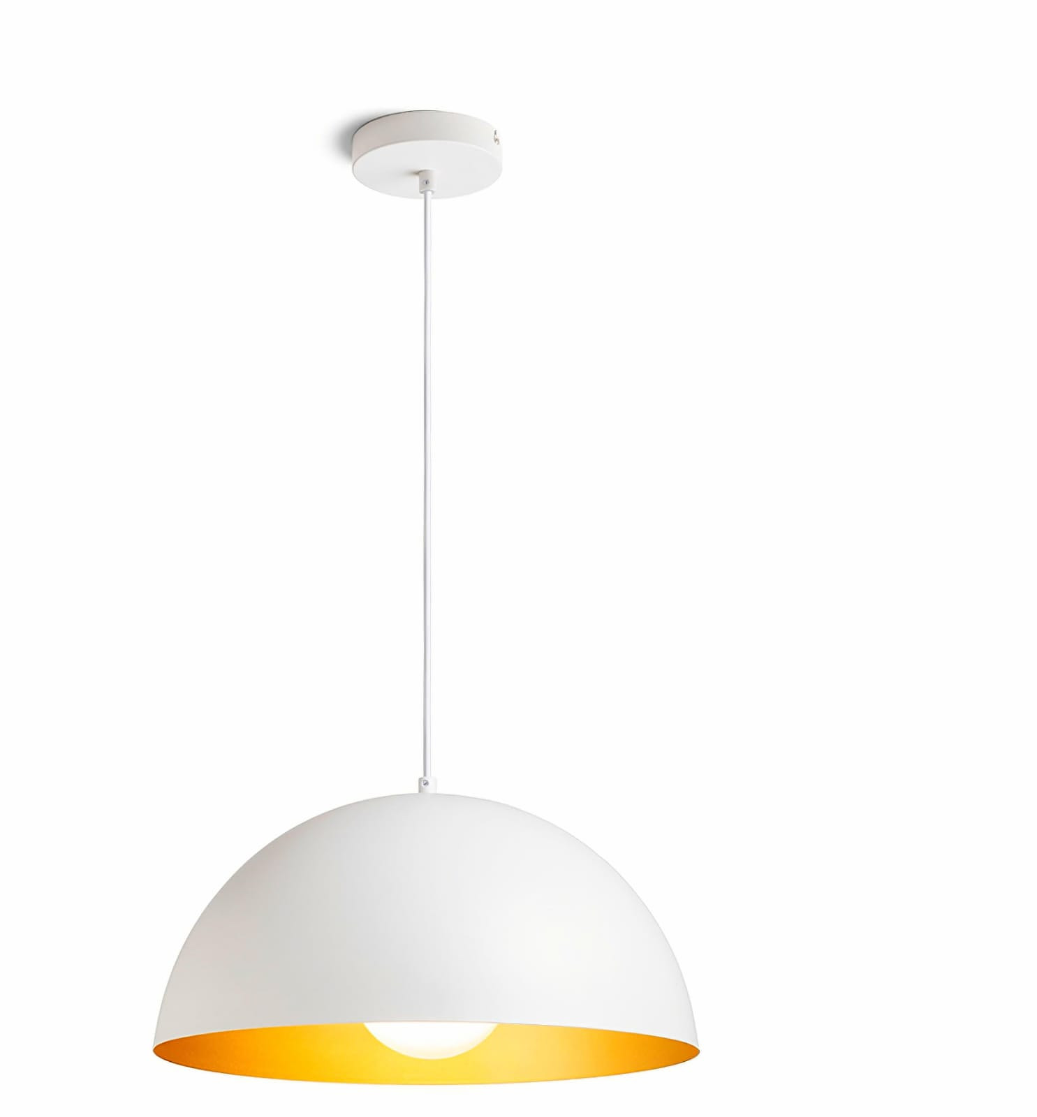 Vintage white pendant light 