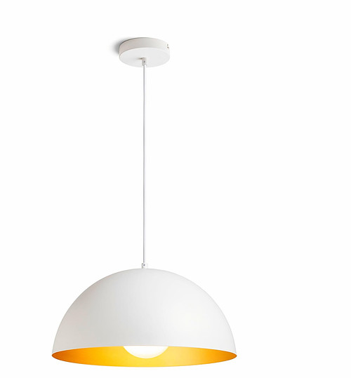 Vintage white pendant light 