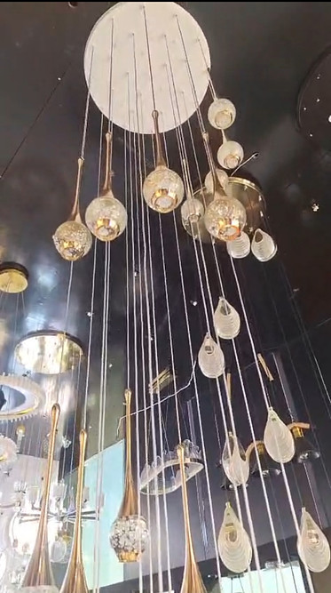 Staircase chandelier 