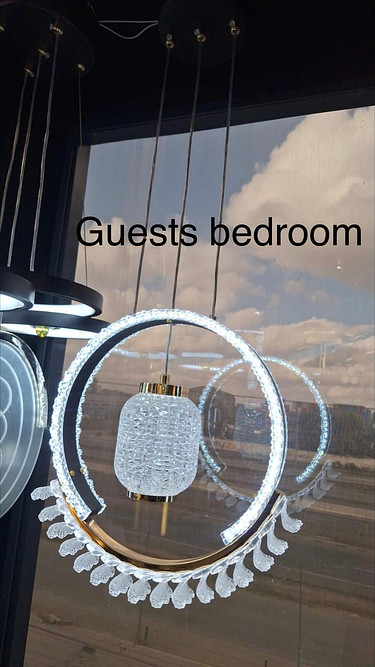 Mini acrylic chandelier