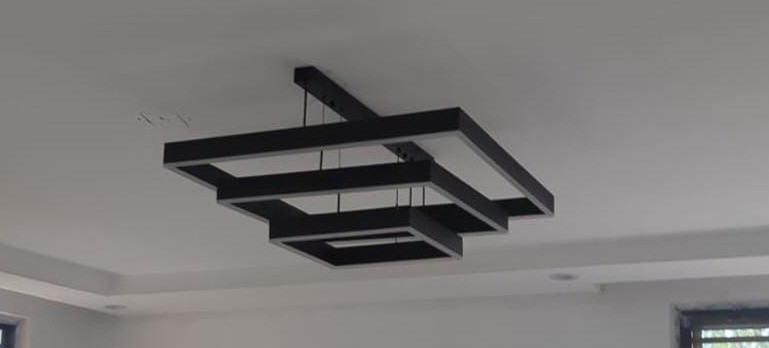 Square chandeliers