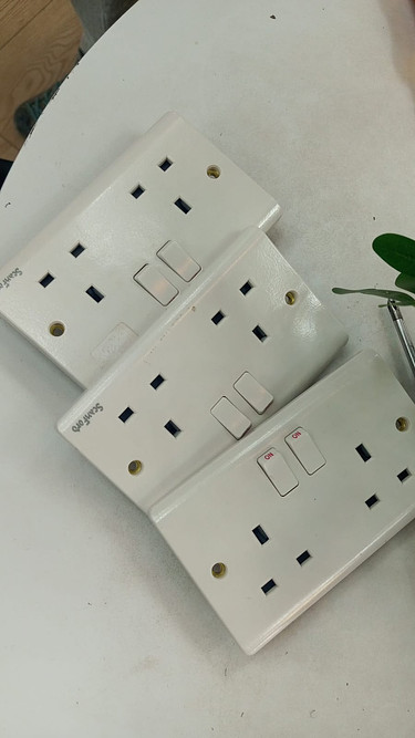 Normal double socket 