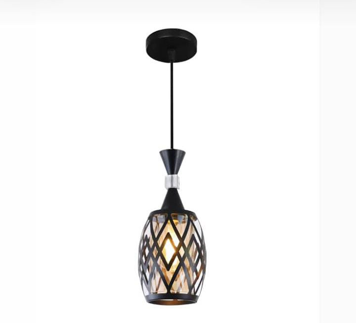 Metallic pendant light 