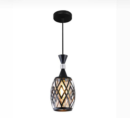 Metallic pendant light 