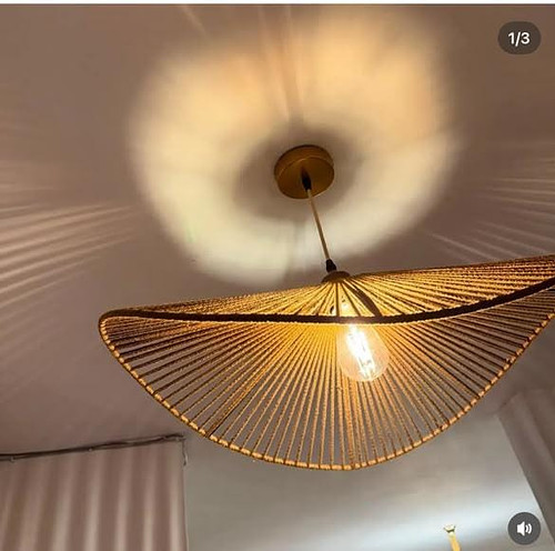 Hat rope pendant light