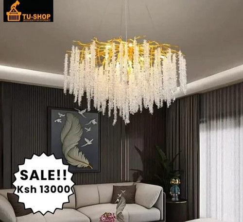Rainfall chandelier 