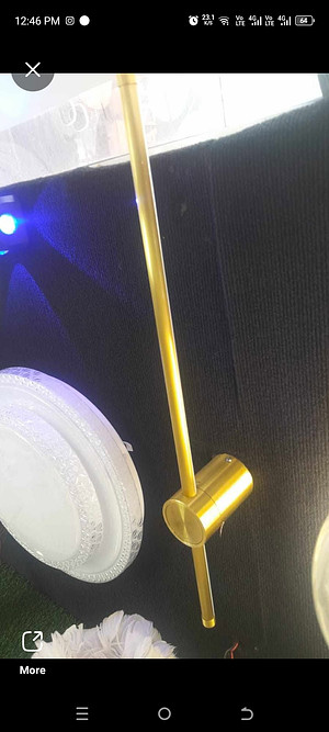 Led rod wall light 