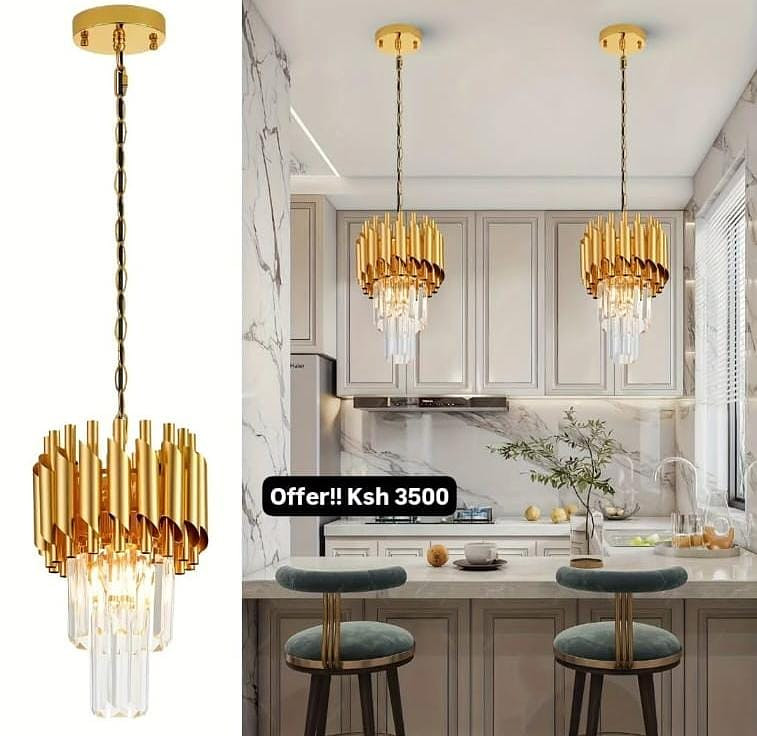 Crystal mini-chandelier