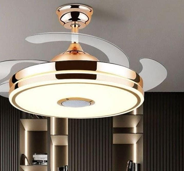 Ceiling chandelier with fan