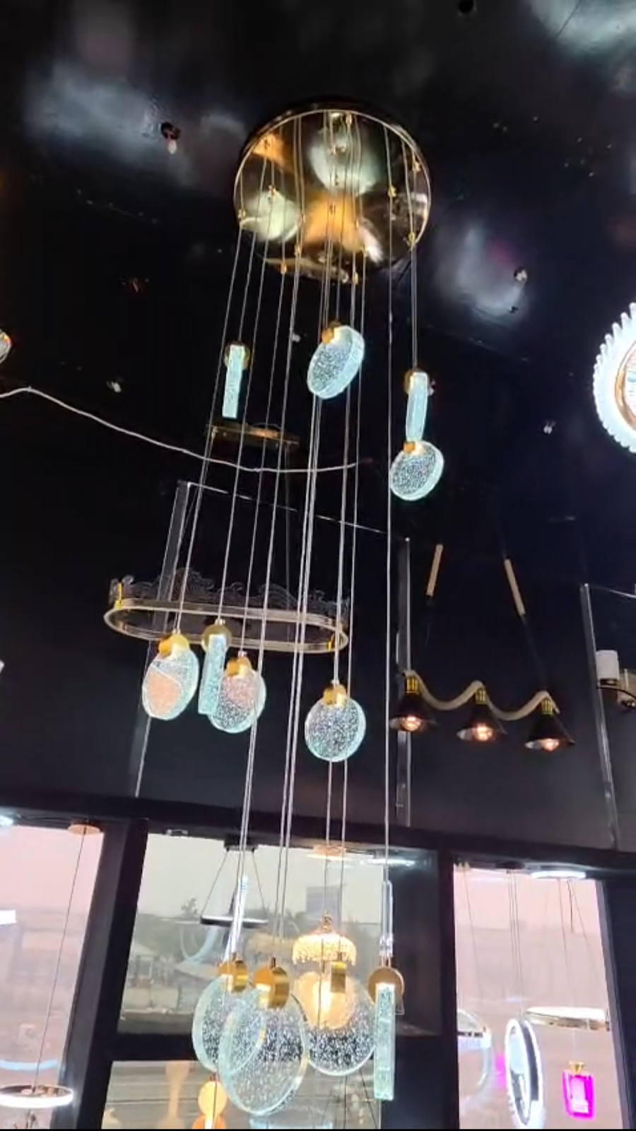 Staircase chandelier 