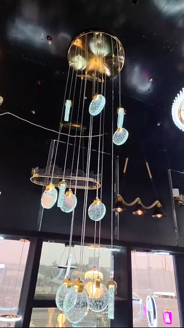 Staircase chandelier 