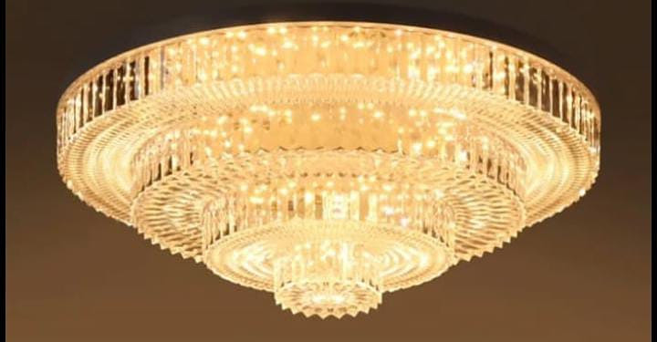 Crystal ceiling light