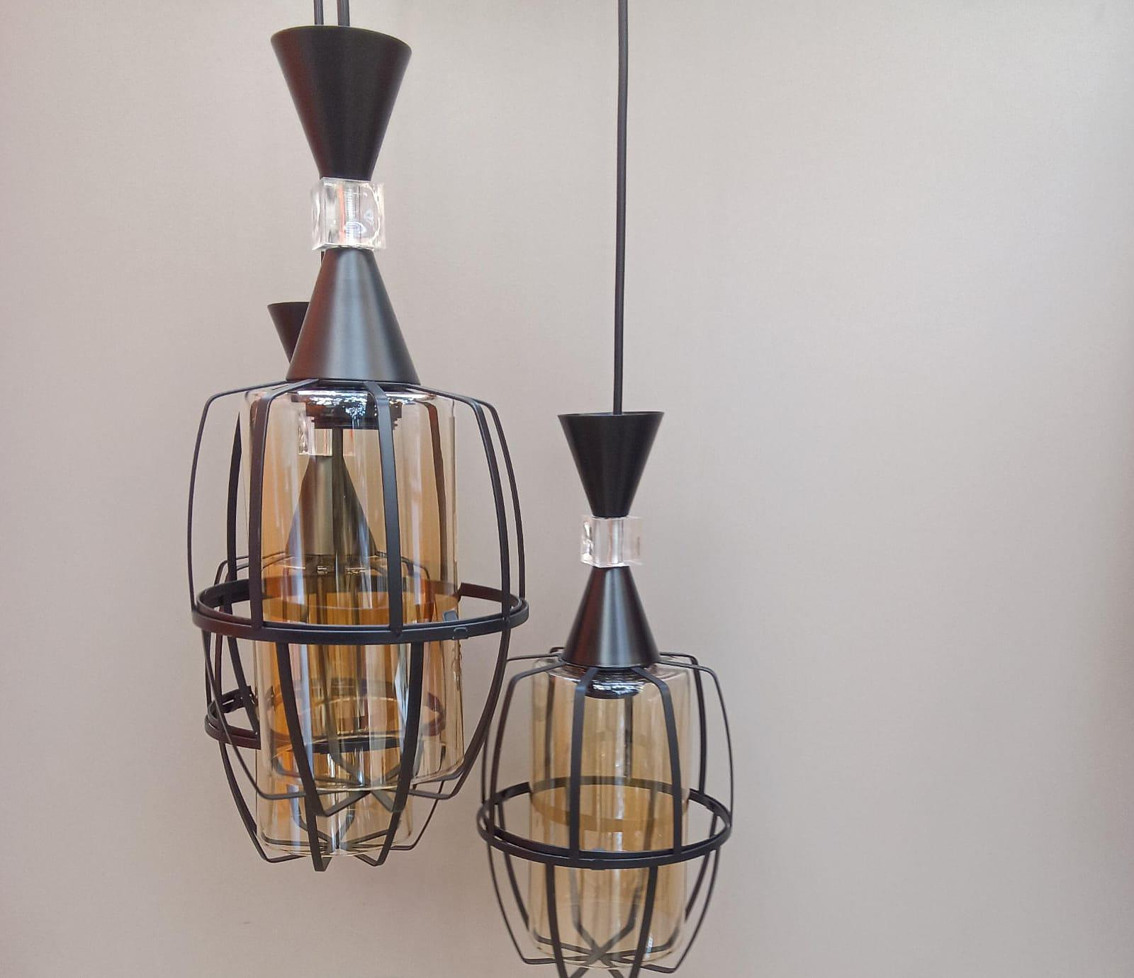 Metallic hanging pendant 2/1