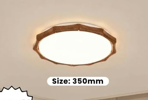 Modern wood ceiling light