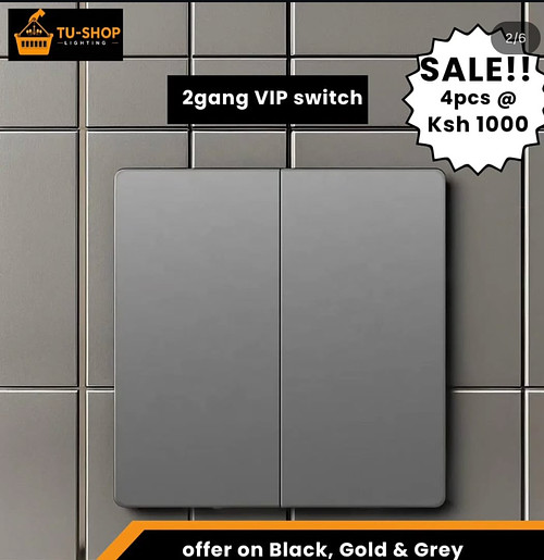 Pearlit 2gang switch 4pcs@