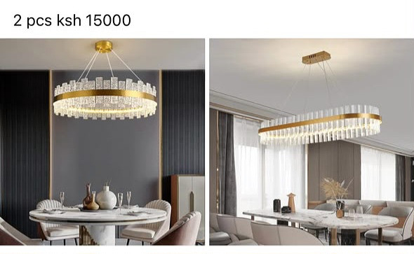 Combo set Crystal led chandelier 