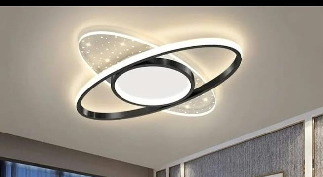 Modern oval 3/1 led ceiling light