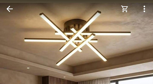 Led ceiling light (lined)