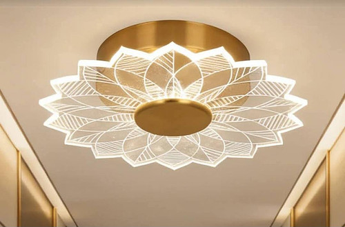 Modern floral mini ceiling light 