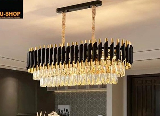 Oval crystal chandelier 800mm