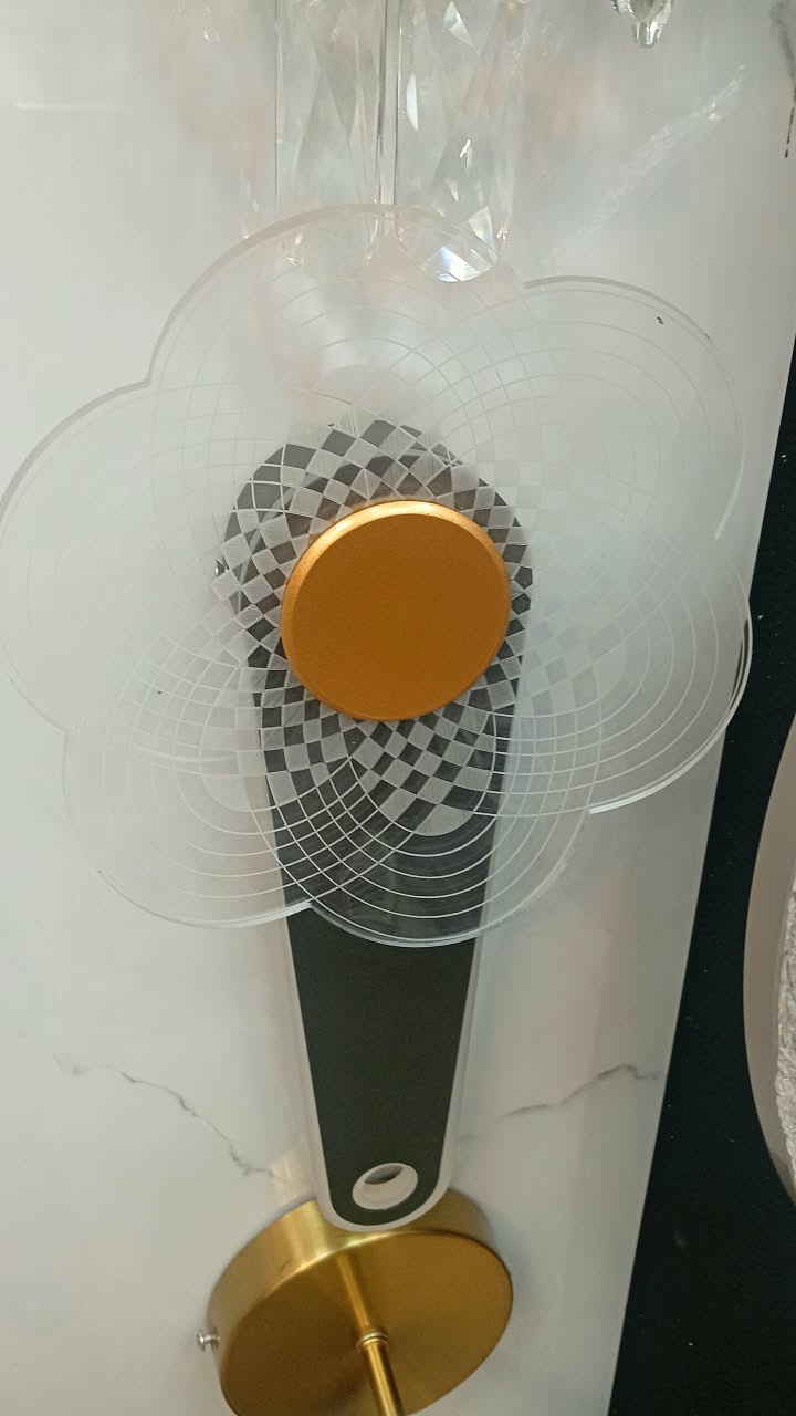 Led floral wall bracket 