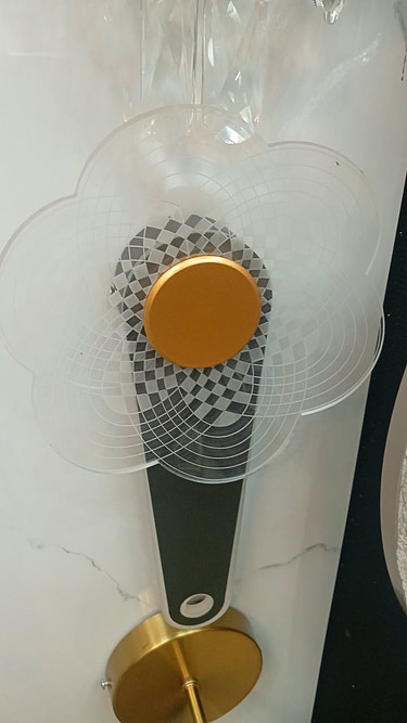 Led floral wall bracket 