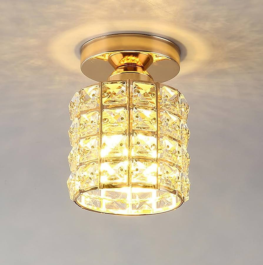 Crystal chandelier pendant round