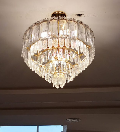 Modern crystalline chandelier 500mm