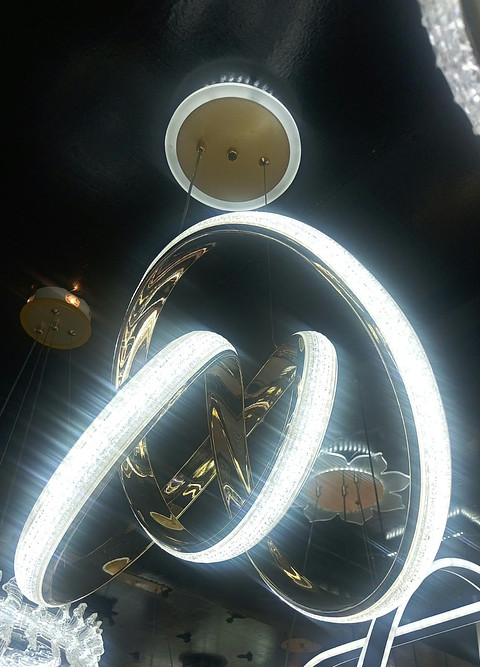 Mini spiral chandelier 