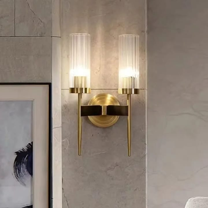 Crystal Twin luxury wall lamp