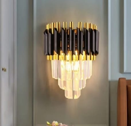 Crystal luxury wall lamp