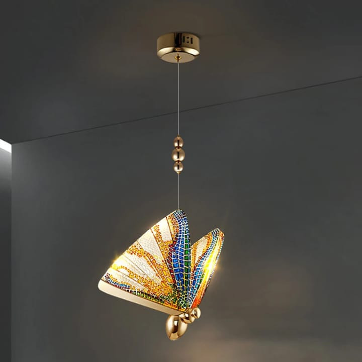 Butterfly Led Tricolor Pendant Light