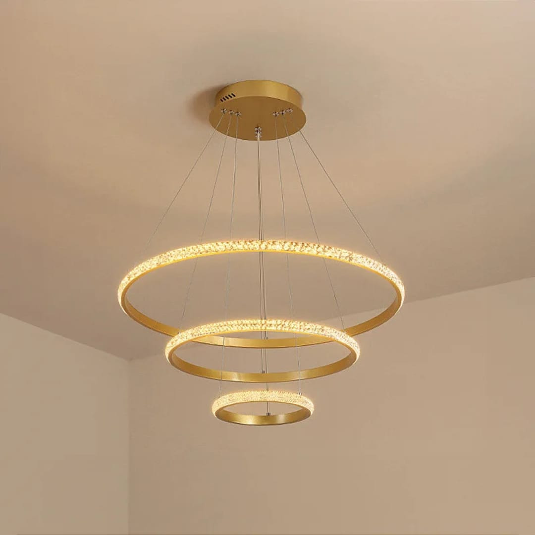 Led Rings Chandelier