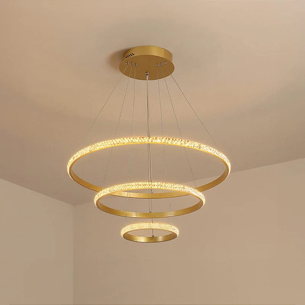 Led Rings Chandelier