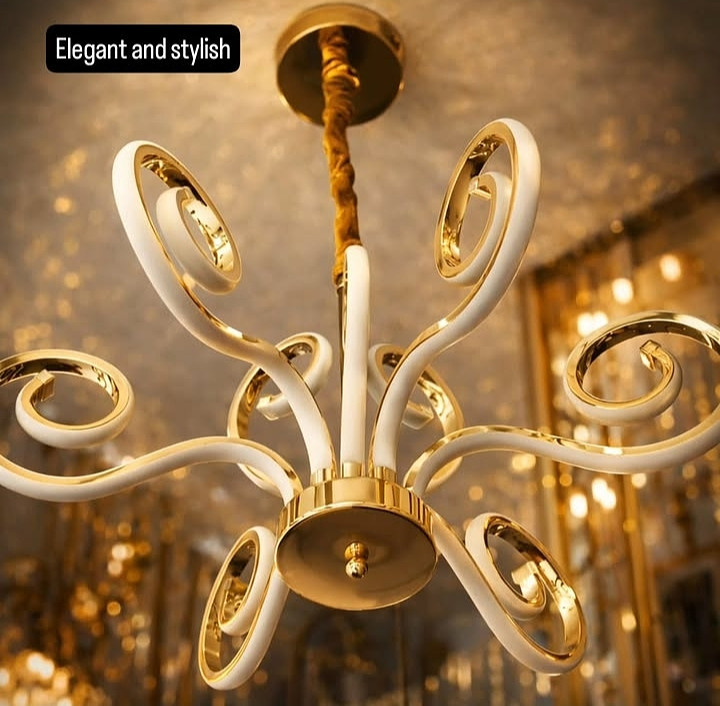 Modern Led Tricolor chandelier 